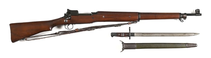 (C) FINE US REMINGTON MODEL 1917 BOLT ACTION RIFLE.