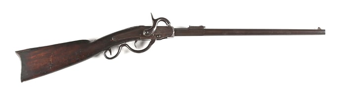 (A) CIVIL WAR TYPE 1 GYWN AND CAMPBELL PERCUSSION CARBINE.