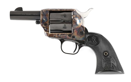 (M) 3RD GENERATION SHERIFF'S MODEL COLT SINGLE ACTION ARMY REVOLVER WITH BOX.