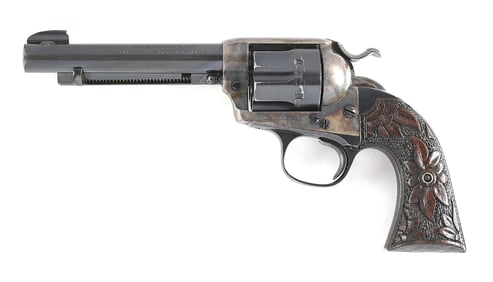 (C) COLT BISLEY SINGLE ACTION ARMY .45 LC REVOLVER (1907).