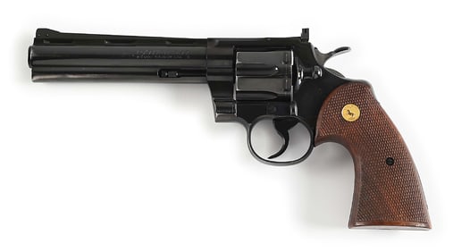 (C) COLT PYTHON .357 MAGNUM DOUBLE ACTION REVOLVER WITH ORIGINAL BOX (1957).