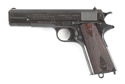 (C) SPRINGFIELD ARMORY MODEL 1911 U.S. ARMY SEMI AUTOMATIC PISTOL (1914).