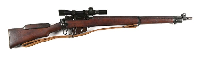 (C) HOLLAND & HOLLAND BUILT WWII BSA NO. 4 MK 1* (T) BOLT ACTION SNIPER RIFLE.