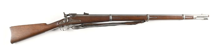 (A) RARE JOSLYN BREECH LOADING RIMFIRE 1865 RIFLE MADE BY SPRINGFIELD ARMORY