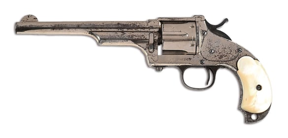 (A) MERWIN & HULBERT 3RD MODEL CLOSED TOP SINGLE ACTION REVOLVER.