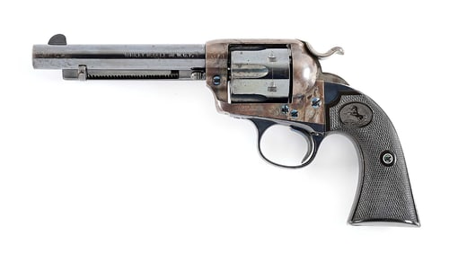 (C) COLT BISLEY SINGLE ACTION REVOLVER.