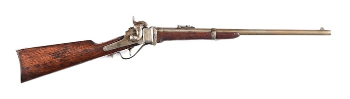(A) SHARPS NEW MODEL 1863 SADDLE RING CARBINE.