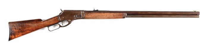 (A) MARLIN MODEL 1881 HEAVY FRAME LEVER ACTION RIFLE.