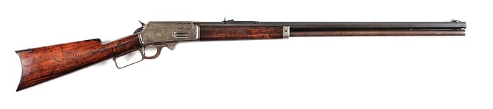 (C) SCARCE LARGE FRAME MARLIN MODEL 1895 LEVER ACTION RIFLE.