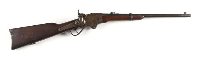 (A) BURNSIDE CONTRACT MODEL 1865 SPENCER LEVER ACTION CARBINE.