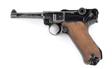 (C) 42 DATED BYF P.08 LUGER SEMI AUTOMATIC PISTOL.