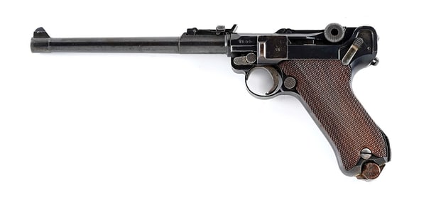 (C) DWM 1918 DATED P.08 ARTILLERY LUGER SEMI AUTOMATIC PISTOL.