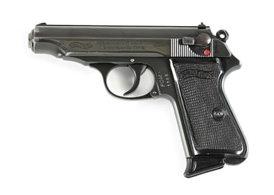 (C) WWII ERA MUNICH POLICE MARKED WALTHER PP SEMI-AUTOMATIC PISTOL.
