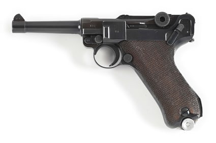 (C) 1940 DATED 42 CODE MAUSER P.08 SEMI AUTOMATIC PISTOL.