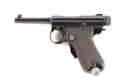 (C) TOKYO GAS AND ELECTRIC BABY NAMBU SEMI-AUTOMATIC PISTOL WITH HOLSTER.