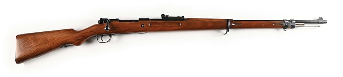 (C) DESIRABLE INTERWAR COMMERCIAL MAUSER WEHRMANNSGEWEHR 8.15X46MMR REPEATER TARGET RIFLE.