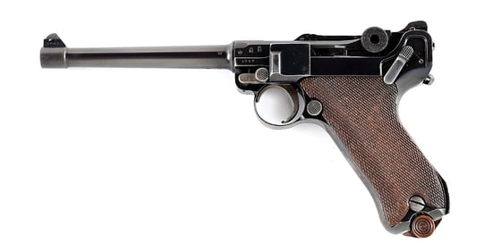 (C) DWM 1914 NAVY 9MM LUGER SEMI-AUTOMATIC PISTOL.