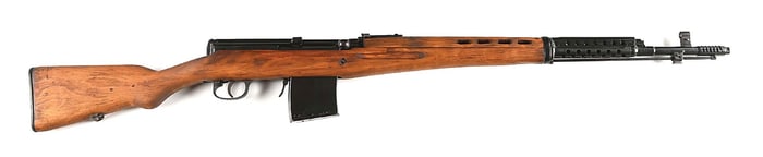 (C) WWII TULA SVT-40 SEMI-AUTOMATIC RIFLE.