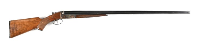 (C) RARE PRE-WAR ITHACA NEW ITHACA MAGNUM DOUBLE 10 GAUGE SIDE BY SIDE SHOTGUN.