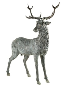 LARGE ELK BRONZE.