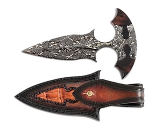 CAS KNIVES ORNATE PUSH DAGGER.