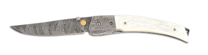 DONALD BELL MOTHER OF PEARL FOLDER.