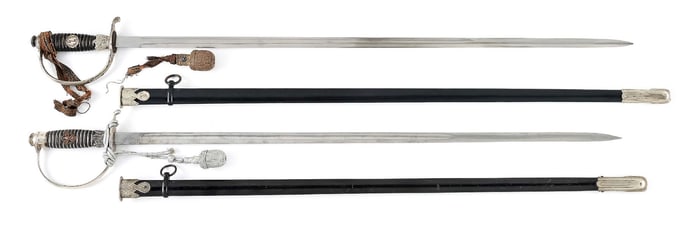 LOT OF 2: THIRD REICH SS AND SS POLIZEI SWORDS.