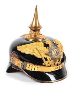 IMPERIAL GERMAN PRUSSIAN GUARD OFFICER'S PICKELHAUBE.