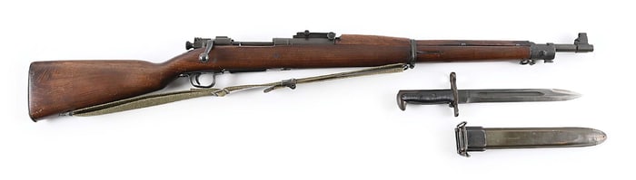 (C) REMINGTON US MODEL 1903 BOLT ACTION RIFLE.