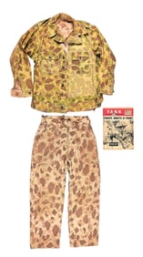 US WWII EXPERIMENTAL CAMOUFLAGE UNIFORM.