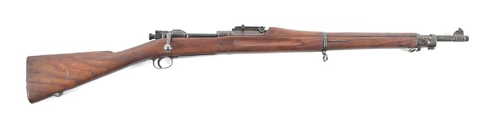 (C) EARLY 1905 ROCK ISLAND U.S MODEL 1903 REBUILT BOLT ACTION RIFLE.