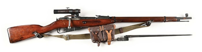 (C) IZHEVSK M91/30 PU SNIPER BOLT ACTION RIFLE.