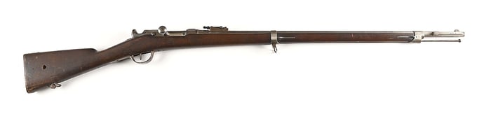 (A) FRENCH ST. ETIENNE MLE 1866 CHASSEPOT BOLT ACTION NEEDLE RIFLE.