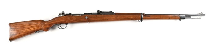(C) SCARCE INTERWAR HAENEL-LORENZ WEHRMANNBUCHSE 8.15X46MMR BOLT ACTION TARGET RIFLE.