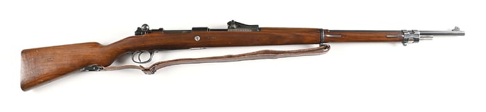 (C) INTERWAR ANSCHUTZ WEHRMANNSGEWEHR MAUSER ACTION TARGET RIFLE.