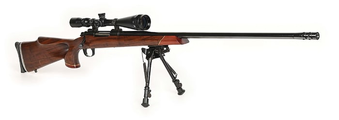 (M) REMINGTON 700 CDL CUSTOM BOLT ACTION RIFLE.