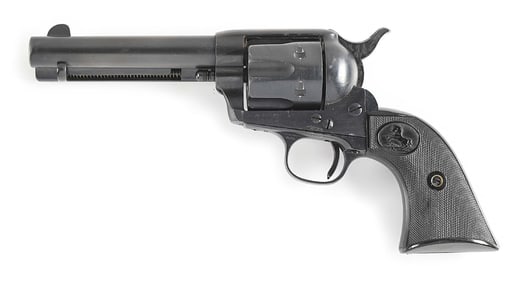 (A) ANTIQUE COLT SINGLE ACTION ARMY REVOLVER (1888).