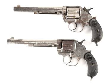 (A) CONSECUTIVE SERIAL NUMBERED PAIR OF COLT MODEL 1878 DOUBLE ACTION REVOLVERS IN CANADIAN MD