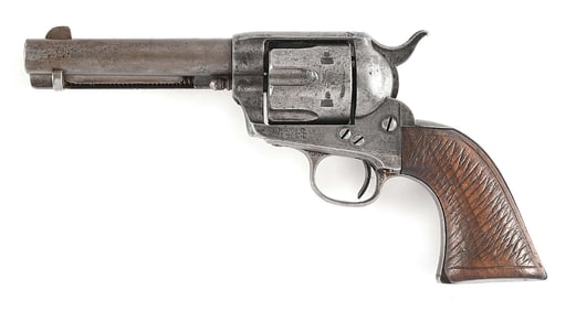 (A) COLT SINGLE ACTION ARMY FRONTIER SIX SHOOTER SINGLE ACTION REVOLVER (1890)