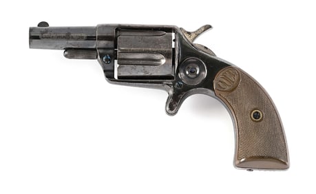 (A) COLT NEW HOUSE ETCHED PANEL SINGLE ACTION REVOLVER.