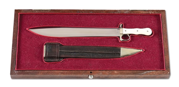 DAN OSTERMAN MINIATURE JP LASSERRE BOWIE KNIFE.