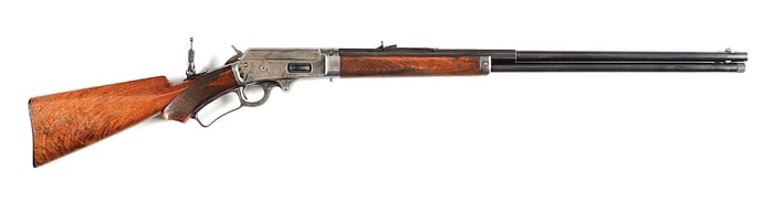 (A) MARLIN MODEL 1893 DELUXE TAKE DOWN LEVER ACTION RIFLE.