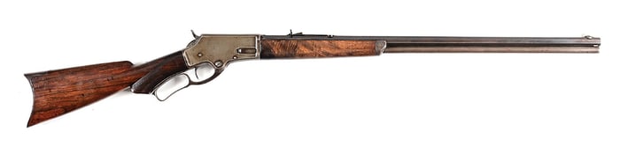 (A) DELUXE MARLIN MODEL 1881 LEVER ACTION RIFLE.