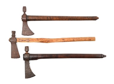 LOT OF 3: PIPE TOMAHAWKS.
