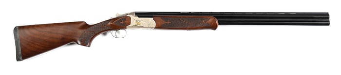 (M) STEVENS MODEL 512 12 GAUGE OVER/UNDER SHOTGUN WITH BOX.