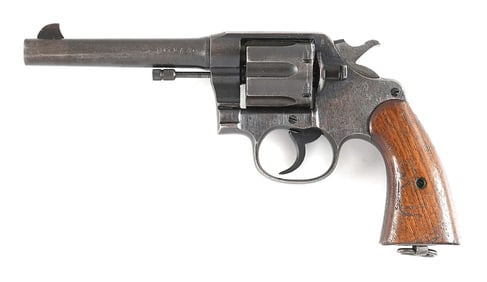 (C) COLT US MODEL 1917 ARMY .45 ACP DOUBLE ACTION REVOLVER.