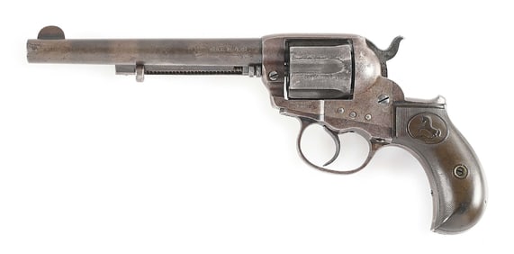 (C) COLT MODEL 1877 THUNDERER DOUBLE ACTION REVOLVER (1907).