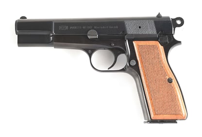 (M) MAUSER MODEL 80 SA HI-POWER CLONE SEMI-AUTOMATIC PISTOL WITH BOX.
