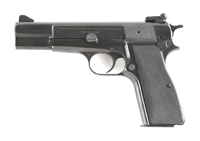 (C) FN BROWNING HI-POWER TARGET 9MM SEMI-AUTOMATIC PISTOL.