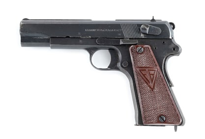 (C) NAZI OCCUPIED F.B. RADOM VIS 35 SEMI AUTOMATIC PISTOL WITH HOLSTER.